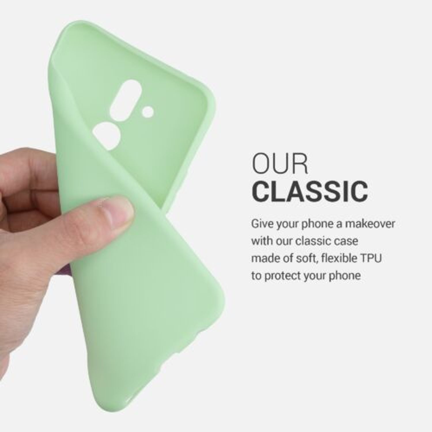 Husa pentru Huawei Mate 20 Lite, Silicon, Verde, 46202.50 fotografia produsului View 7 L