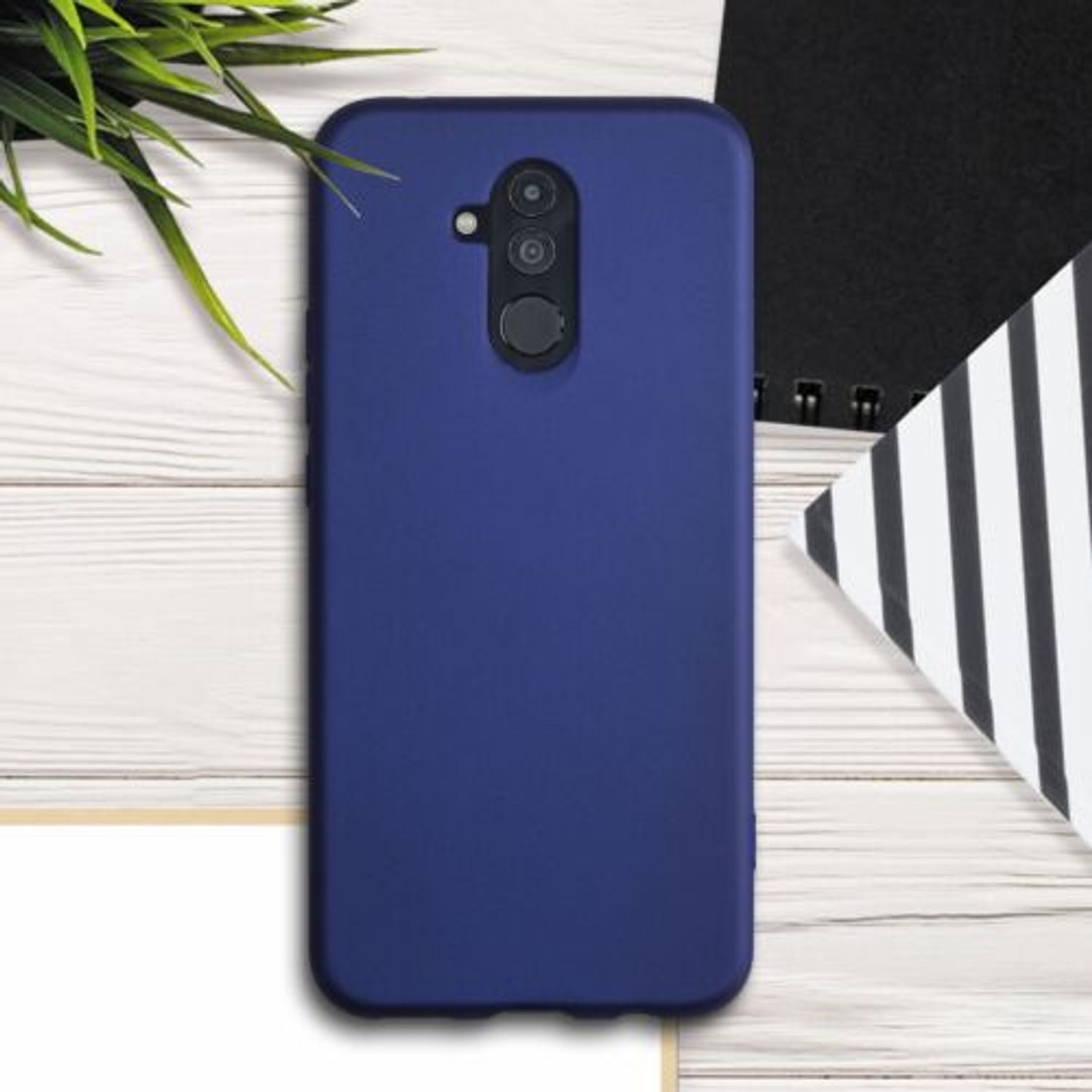 Husa pentru Huawei Mate 20 Lite, Silicon, Albastru, 46203.64 fotografia produsului View 4 L
