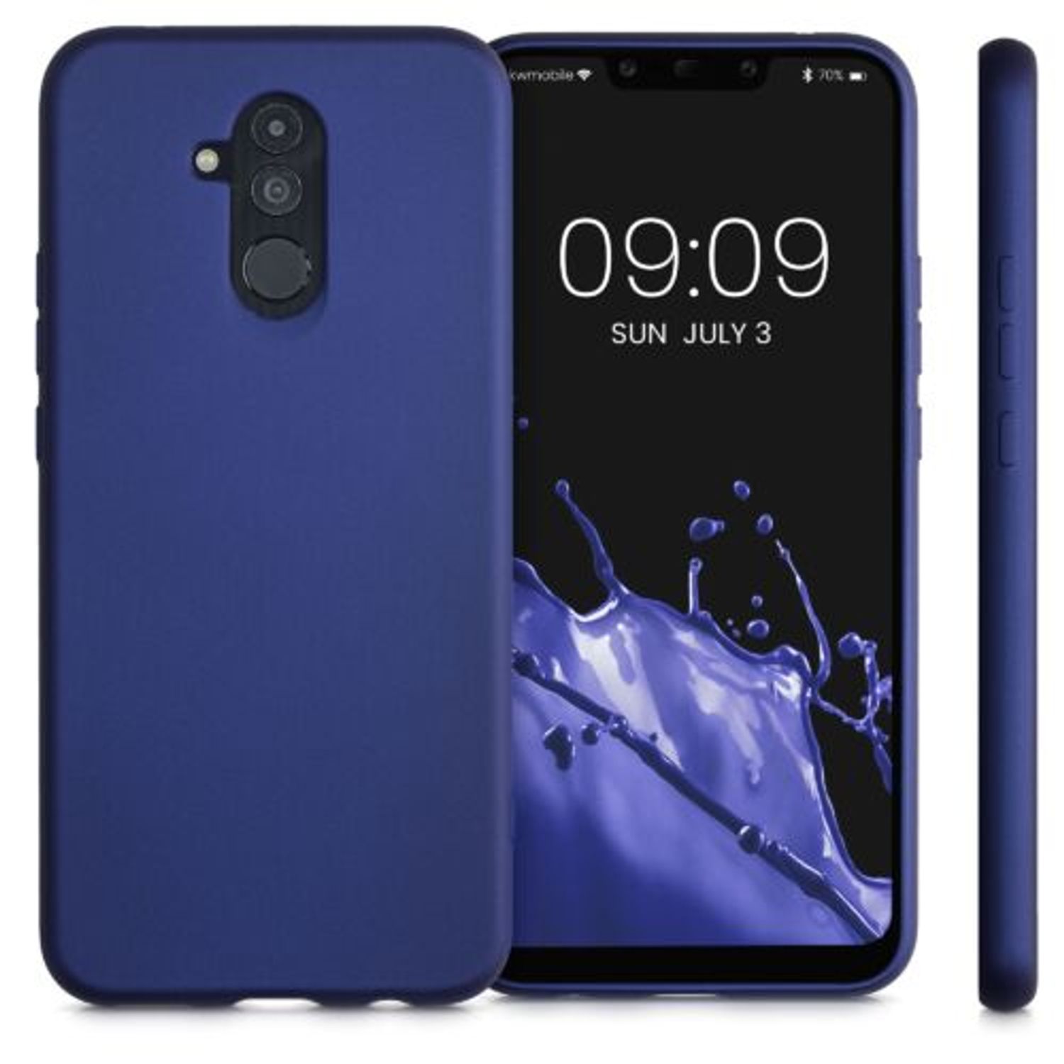 Husa pentru Huawei Mate 20 Lite, Silicon, Albastru, 46203.64 fotografia produsului View 2 L