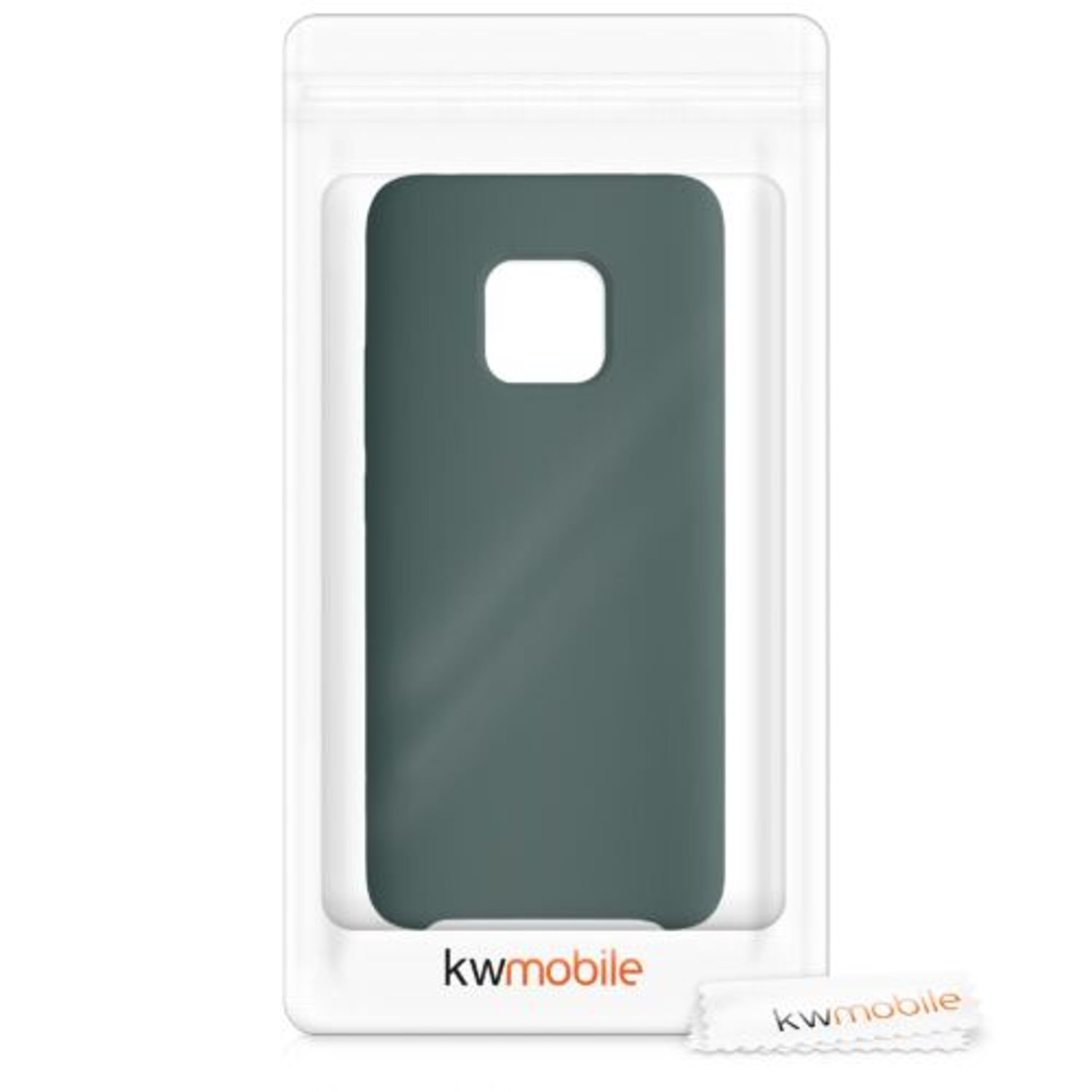 Husa pentru Huawei Mate 20 Pro, Silicon, Verde, 52287.171 fotografia produsului View 7 L