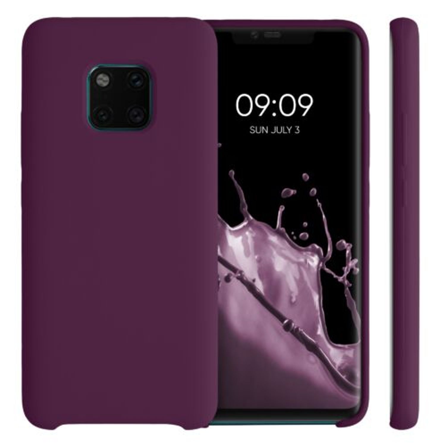 Husa pentru Huawei Mate 20 Pro, Silicon, Violet, 52287.187 fotografia produsului View 2 L