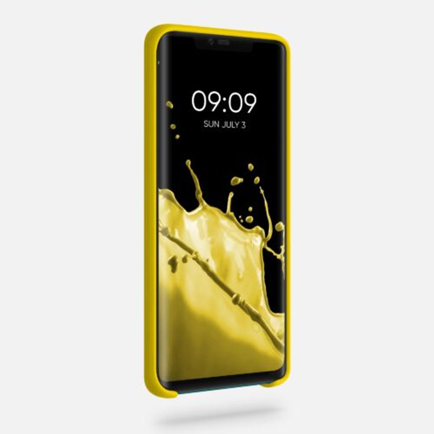 Husa pentru Huawei Mate 20 Pro, Silicon, Galben, 52287.165 fotografia produsului View 3 L
