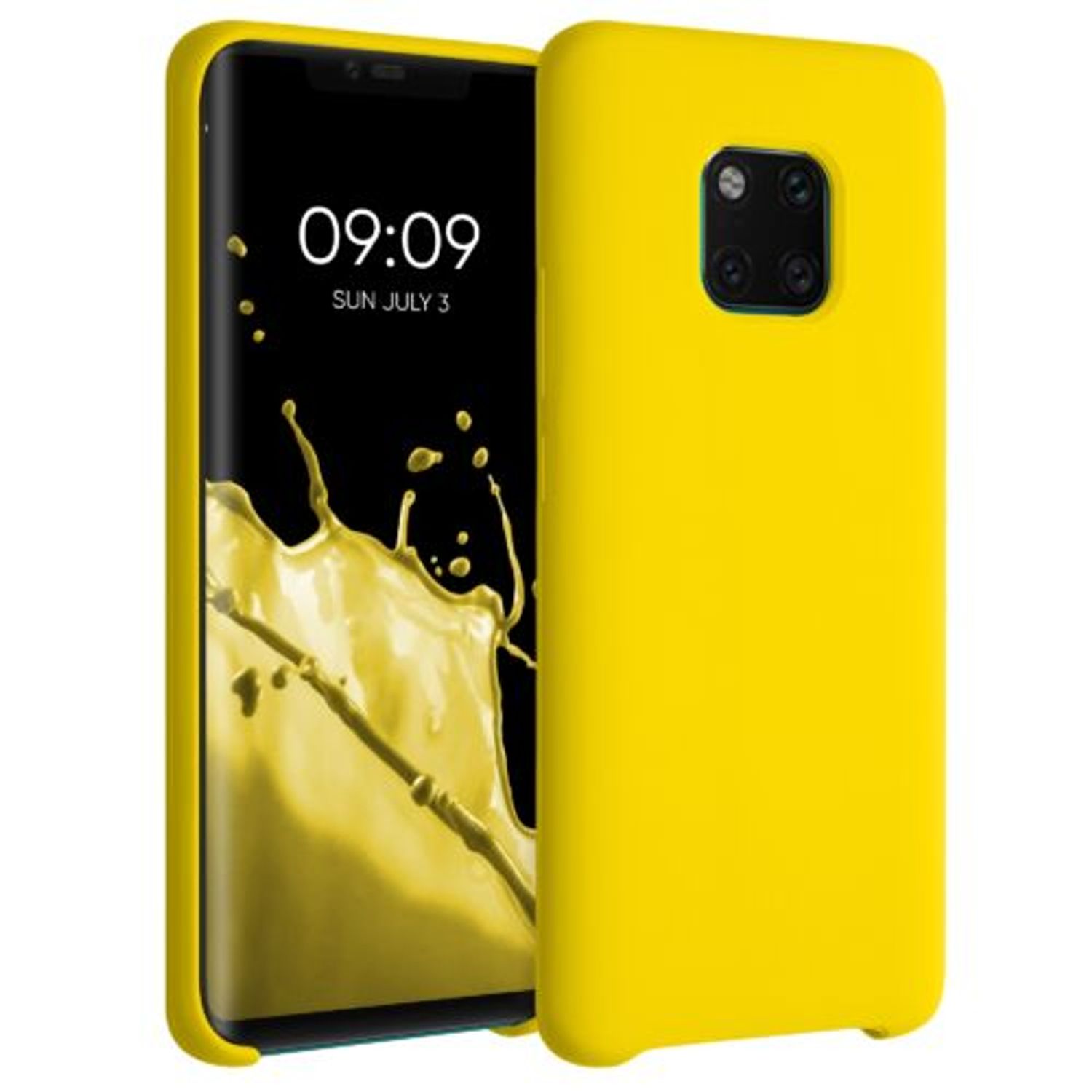 Husa pentru Huawei Mate 20 Pro, Silicon, Galben, 52287.165 fotografia produsului