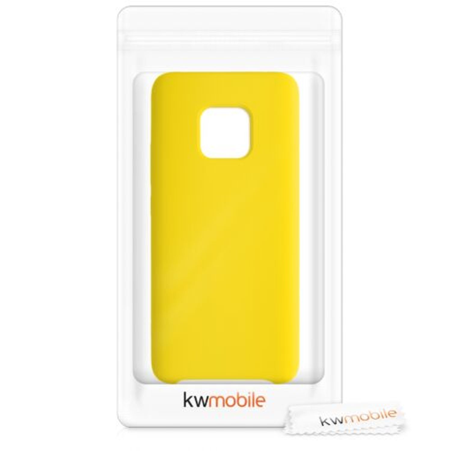 Husa pentru Huawei Mate 20 Pro, Silicon, Galben, 52287.165 fotografia produsului View 7 L