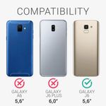 Husa pentru Samsung Galaxy J6, Silicon, Mov, 45796.108 fotografia produsului View 5 S