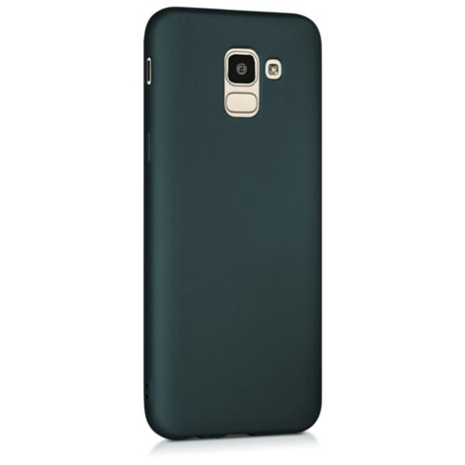 Husa pentru Samsung Galaxy J6, Silicon, Verde, 46848.14 fotografia produsului View 8 L