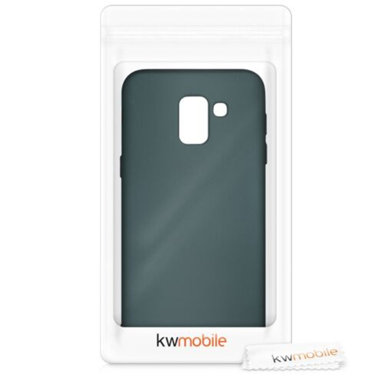 Husa pentru Samsung Galaxy J6, Silicon, Verde, 46848.14 fotografia produsului View 7 L