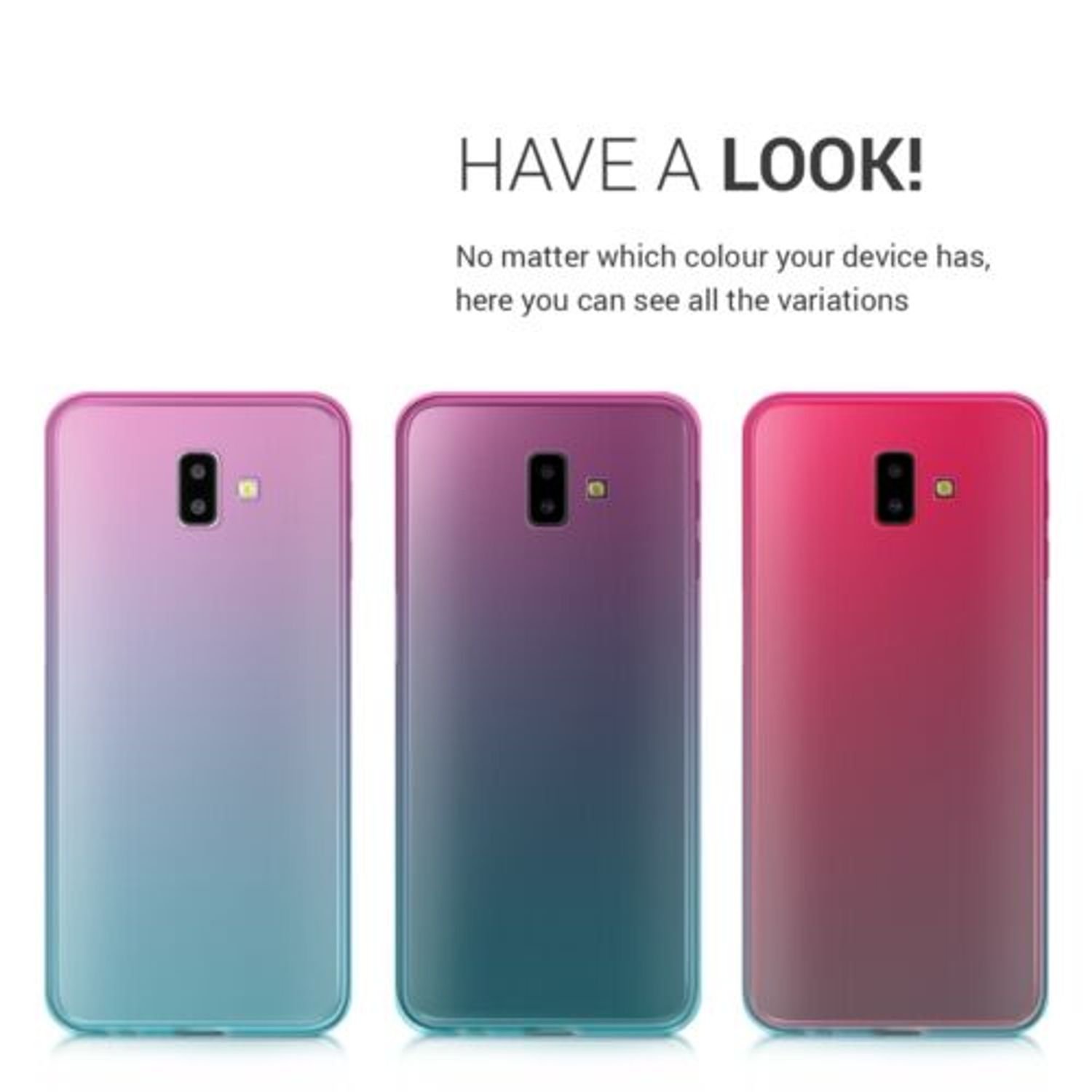 Husa pentru Samsung Galaxy J6 Plus, Silicon, Albastru, 47444.01 fotografia produsului View 5 L