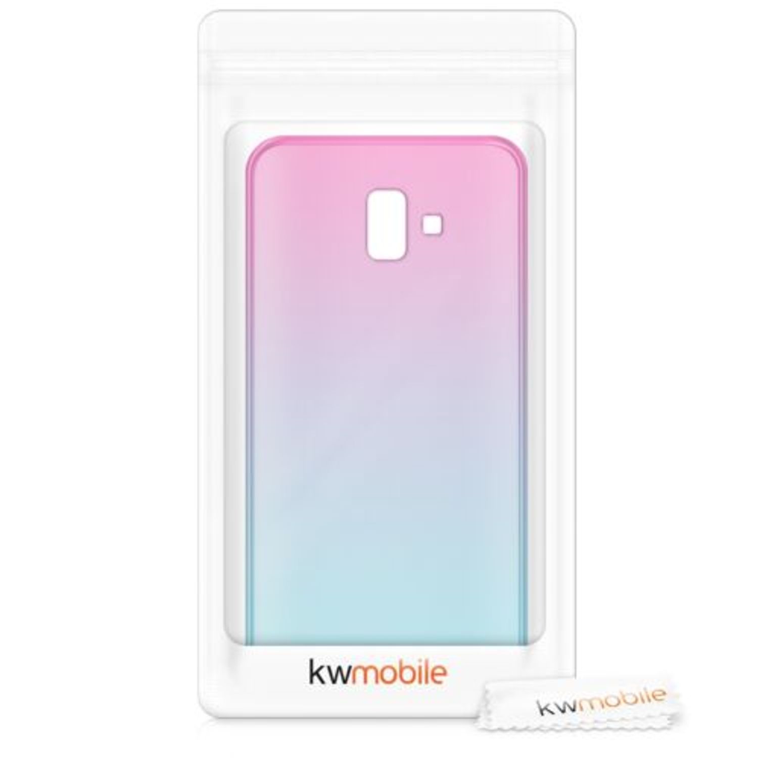 Husa pentru Samsung Galaxy J6 Plus, Silicon, Albastru, 47444.01 fotografia produsului View 7 L