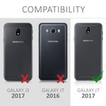 Husa pentru Samsung Galaxy J7 (2017), Silicon, Multicolor, 42734.01 fotografia produsului View 3 S