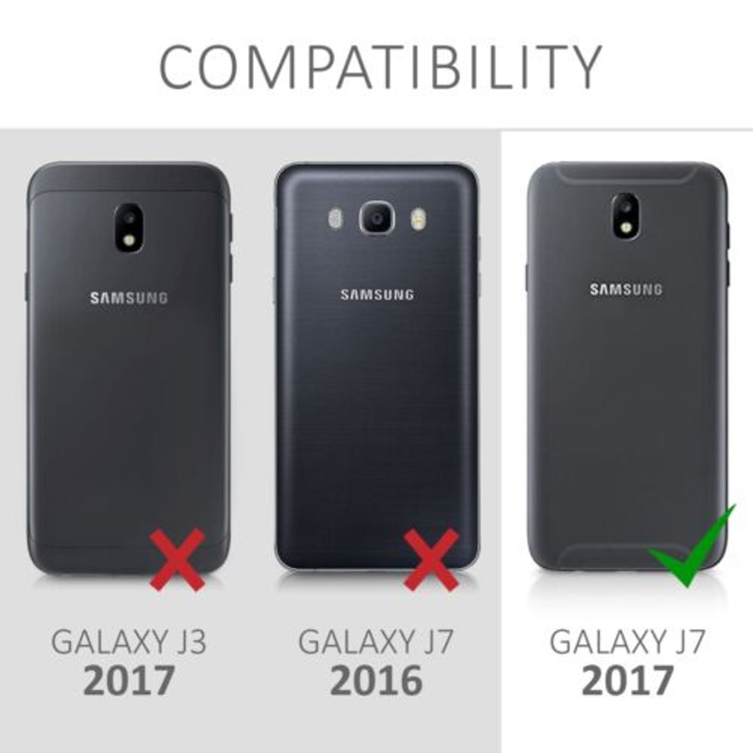 Husa pentru Samsung Galaxy J7 (2017), Silicon, Multicolor, 42734.01 fotografia produsului View 3 L
