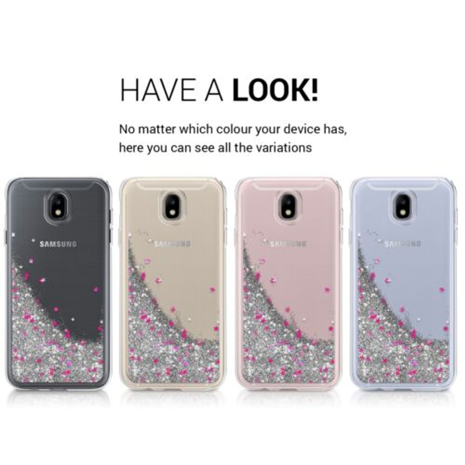 Husa pentru Samsung Galaxy J7 (2017), Silicon, Multicolor, 42734.01 fotografia produsului View 4 L