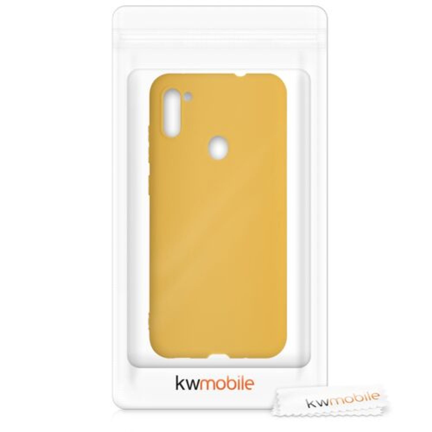 Husa pentru Samsung Galaxy M11, Silicon, Galben, 53598.143 fotografia produsului View 7 L
