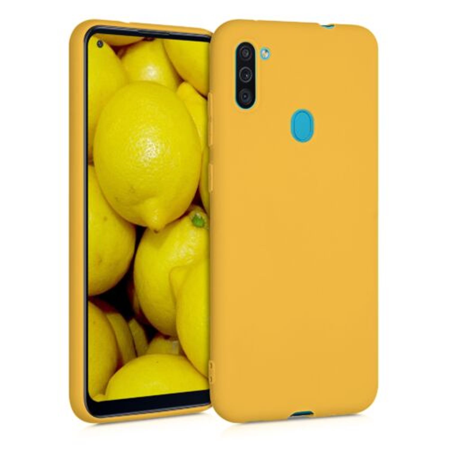 Husa pentru Samsung Galaxy M11, Silicon, Galben, 53598.143 fotografia produsului