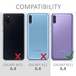 Husa pentru Samsung Galaxy M11, Silicon, Galben, 53598.143 fotografia produsului View 6 S