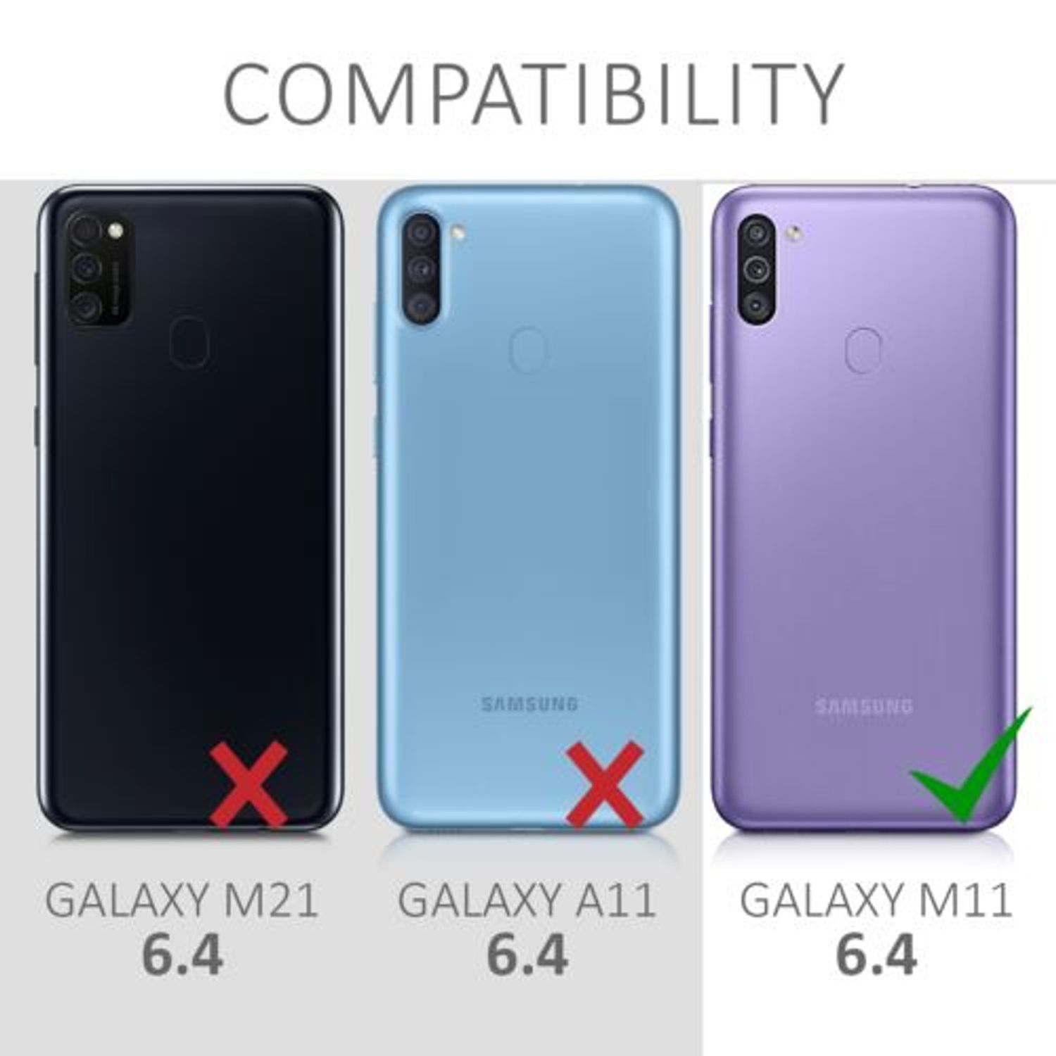 Husa pentru Samsung Galaxy M11, Silicon, Mov, 53598.108 fotografia produsului View 6 L