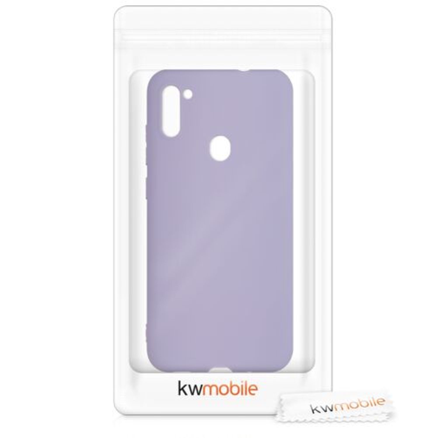 Husa pentru Samsung Galaxy M11, Silicon, Mov, 53598.108 fotografia produsului View 7 L