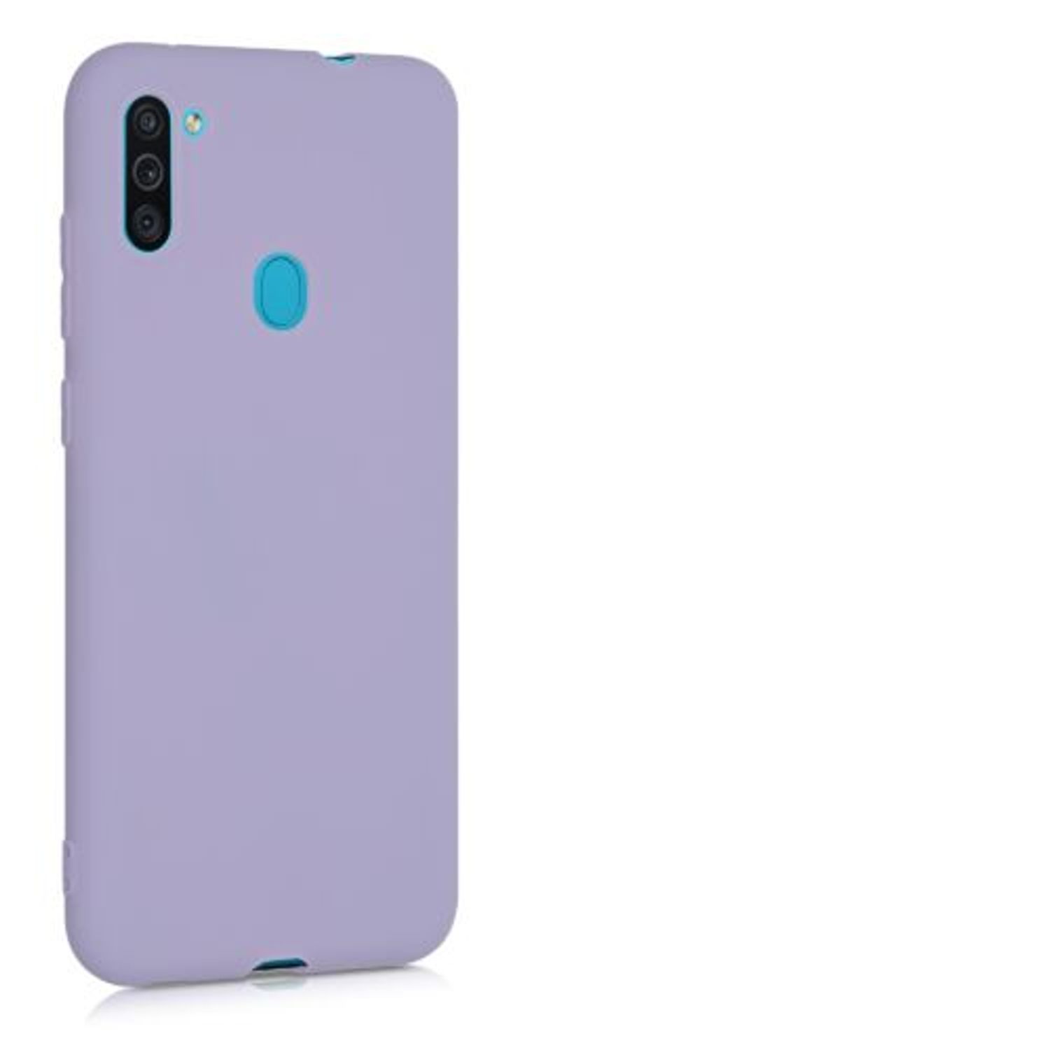 Husa pentru Samsung Galaxy M11, Silicon, Mov, 53598.108 fotografia produsului View 8 L