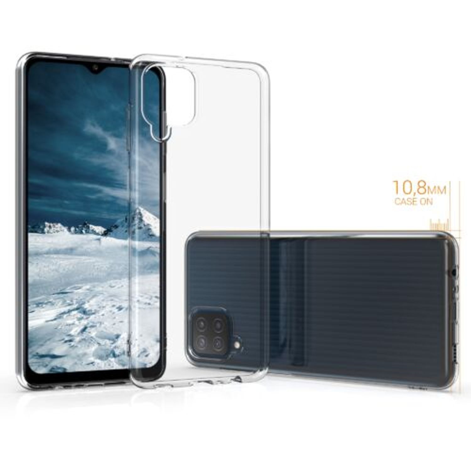 Husa pentru Samsung Galaxy M12, Silicon, Transparent, 55080.03 fotografia produsului View 4 L