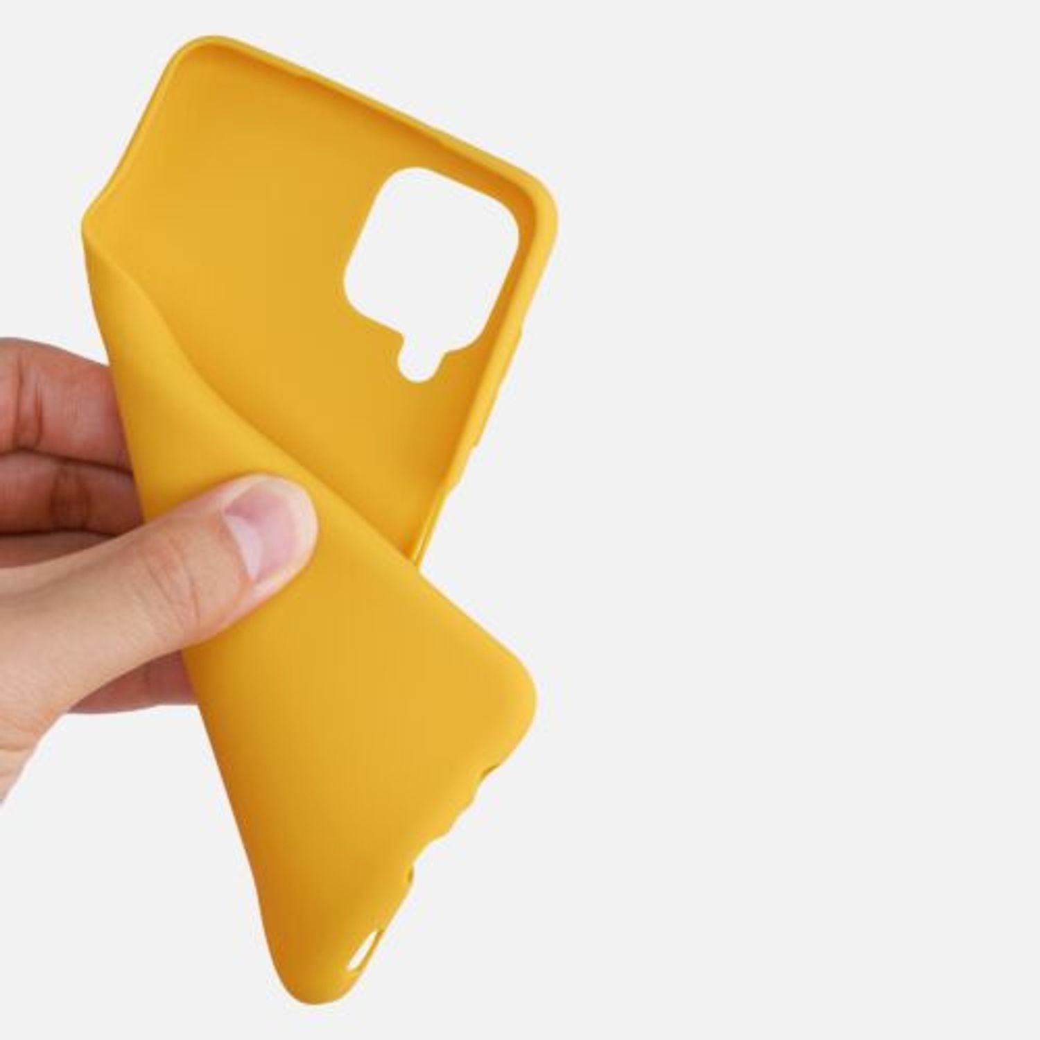Husa pentru Samsung Galaxy M12, Silicon, Galben, 55077.143 fotografia produsului View 8 L