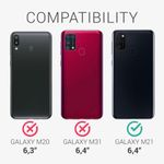 Husa pentru Samsung Galaxy M21, Silicon, Galben, 52198.216 fotografia produsului View 5 S