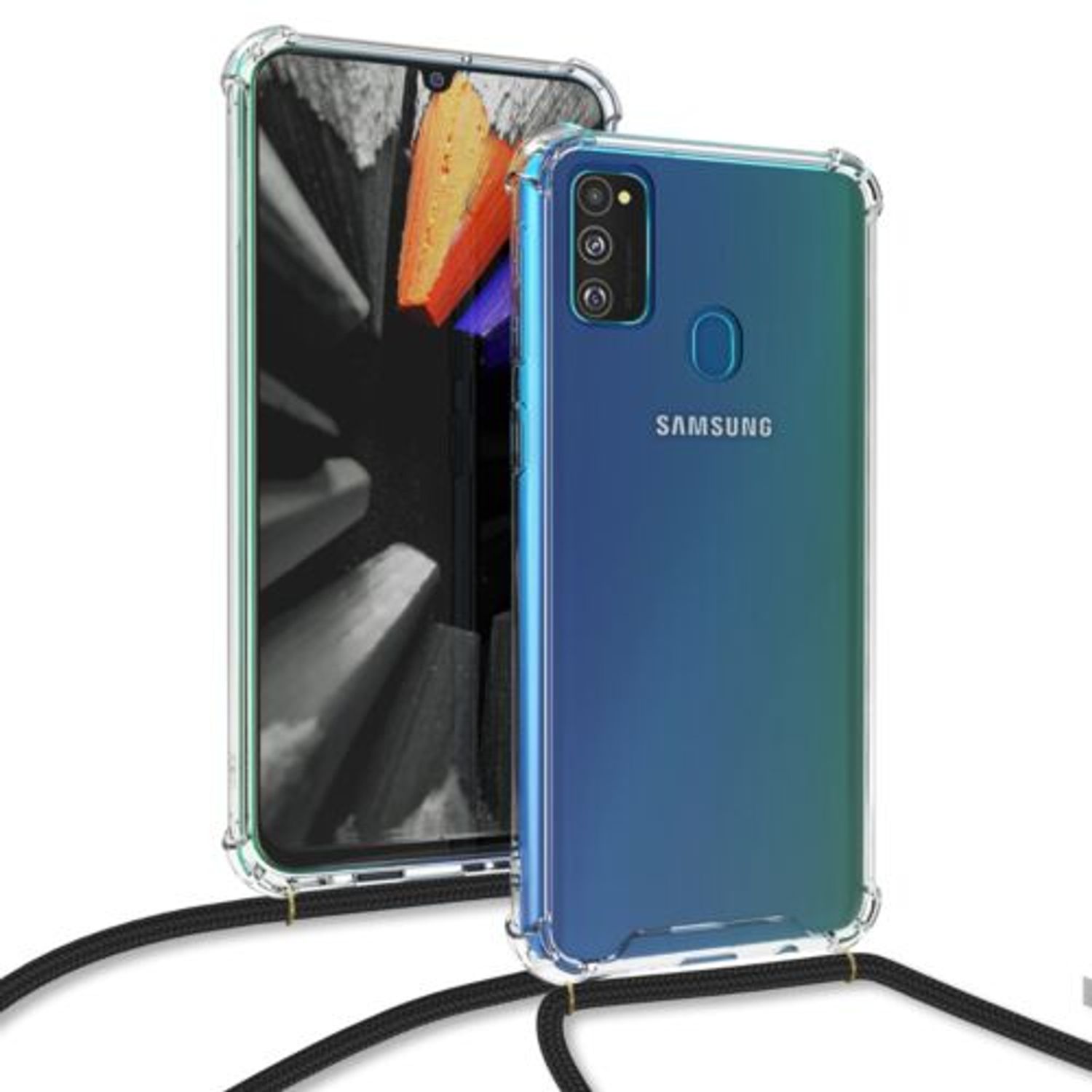 Husa pentru Samsung Galaxy M30s, Silicon, Negru, 50844.01 fotografia produsului View 5 L