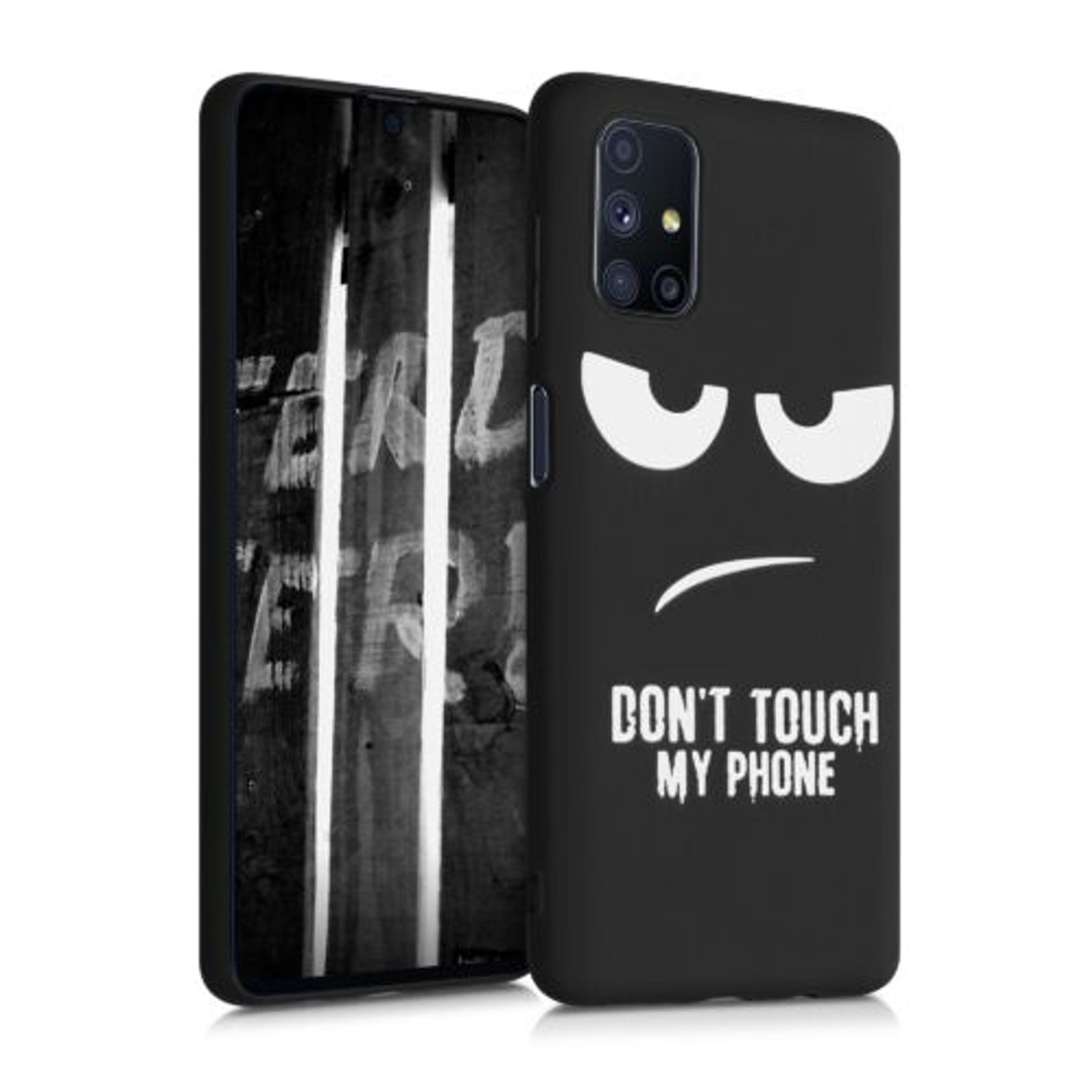 Husa pentru Samsung Galaxy M51, Silicon, Negru, 54375.01 fotografia produsului