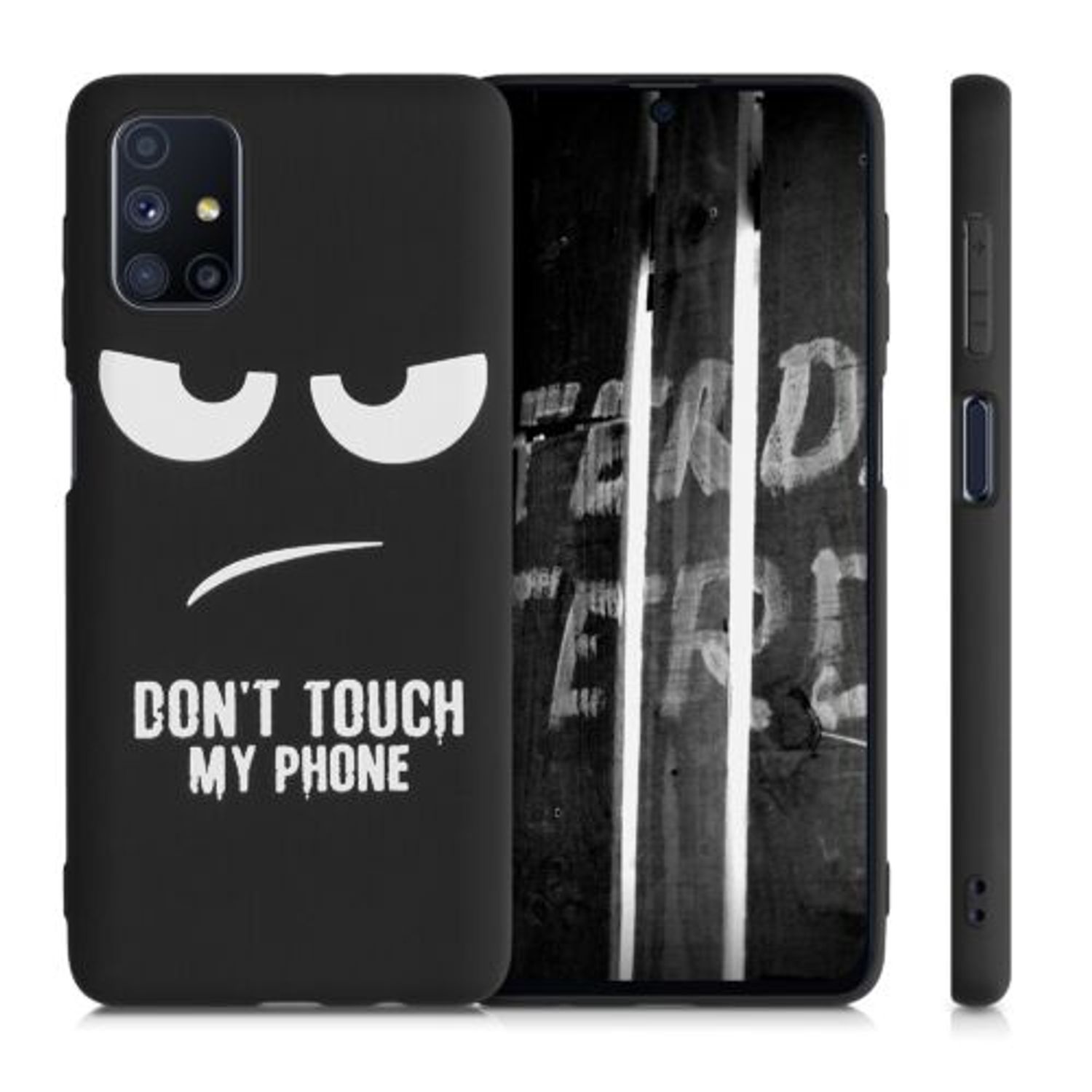 Husa pentru Samsung Galaxy M51, Silicon, Negru, 54375.01 fotografia produsului View 2 L