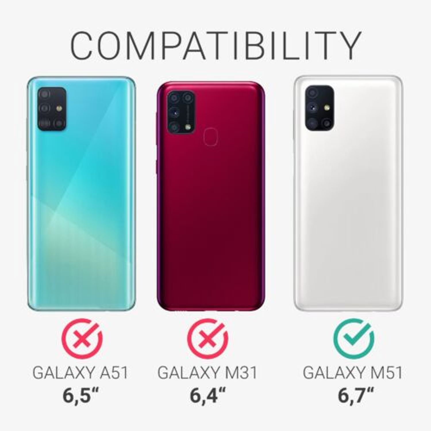 Husa pentru Samsung Galaxy M51, Silicon, Negru, 54375.01 fotografia produsului View 6 L