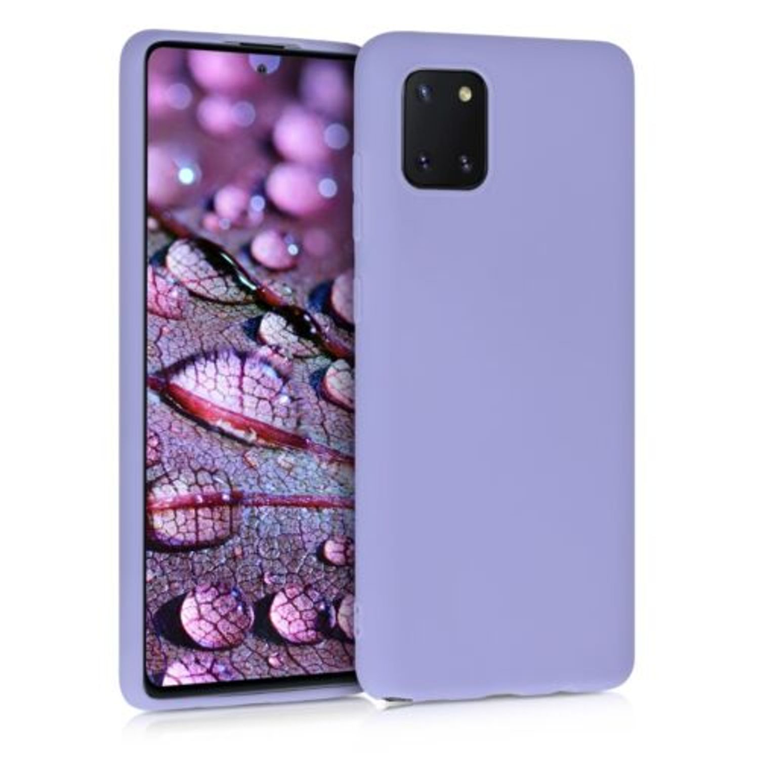 Husa pentru Samsung Galaxy Note 10 Lite, Silicon, Mov, 51371.139 fotografia produsului