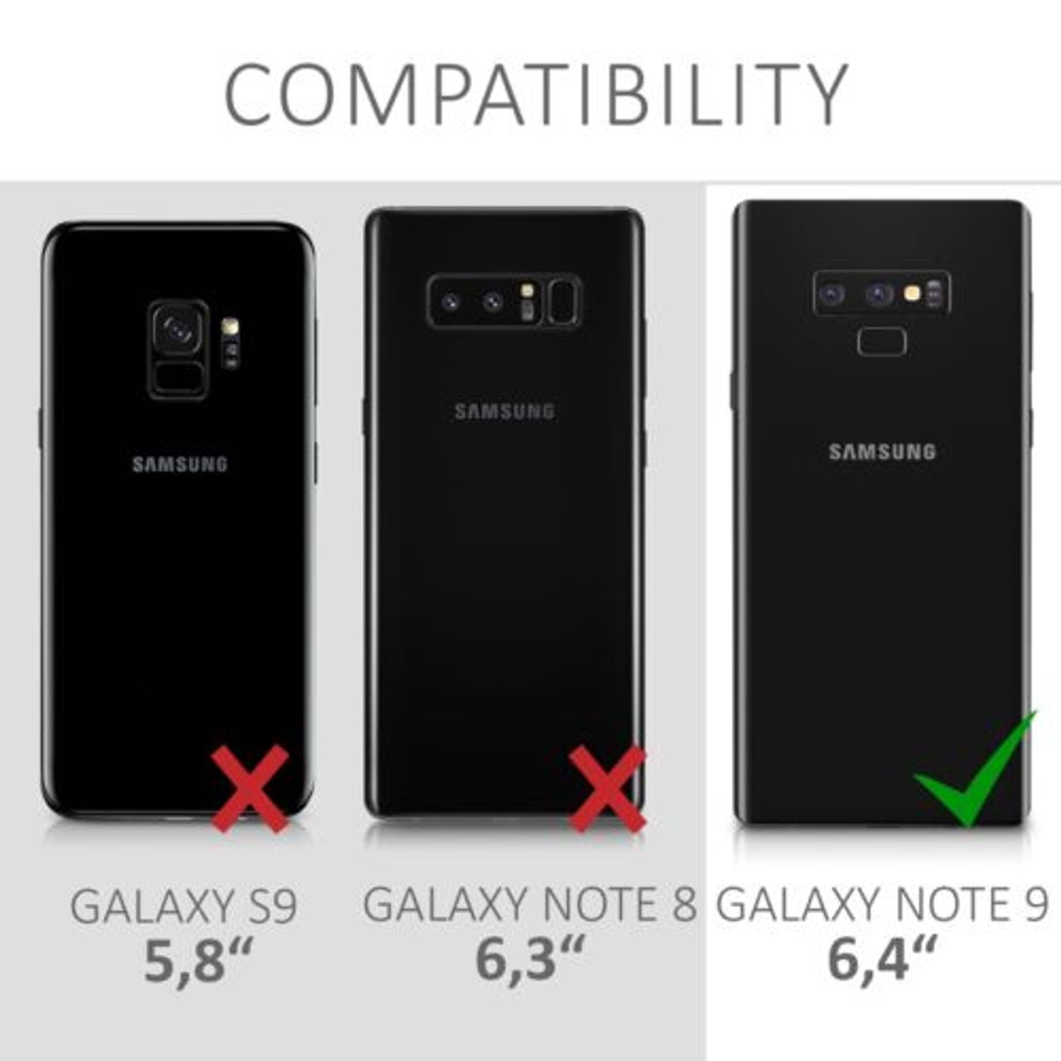 Husa pentru Samsung Galaxy Note 9, Silicon, Transparent, 45727.03 fotografia produsului View 13 L