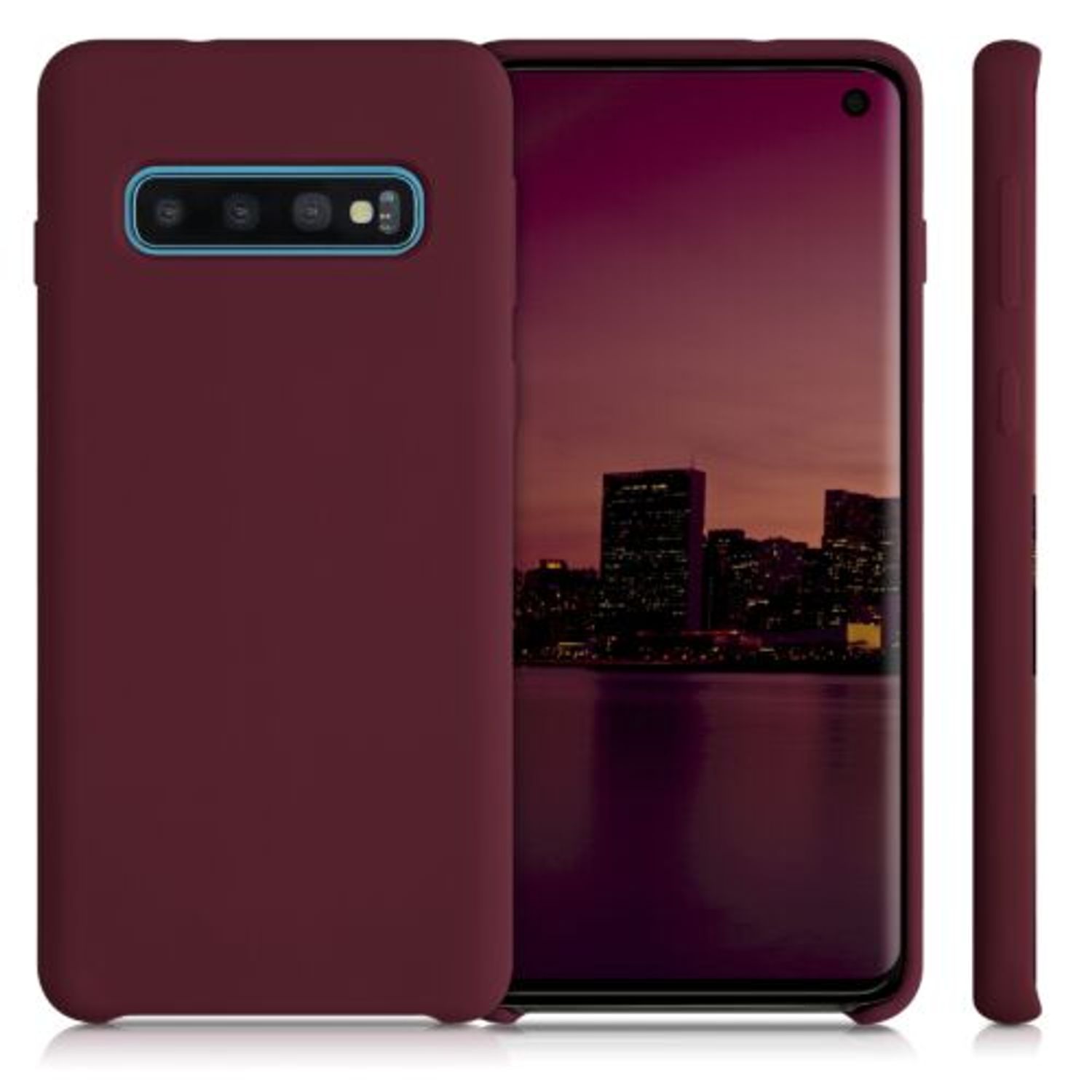 Husa pentru Samsung Galaxy S10, Silicon, Violet, 47732.190 fotografia produsului View 2 L