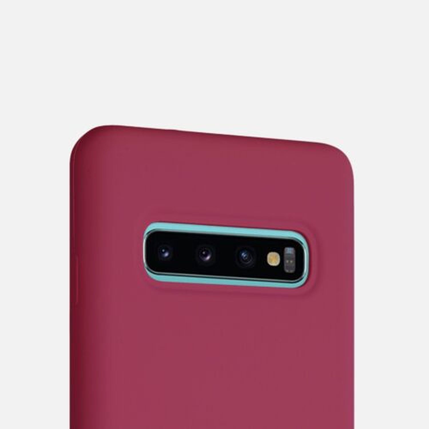 Husa pentru Samsung Galaxy S10, Silicon, Roz, 47732.100 fotografia produsului View 7 L