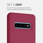 Husa pentru Samsung Galaxy S10, Silicon, Roz, 47732.100 fotografia produsului View 3 S