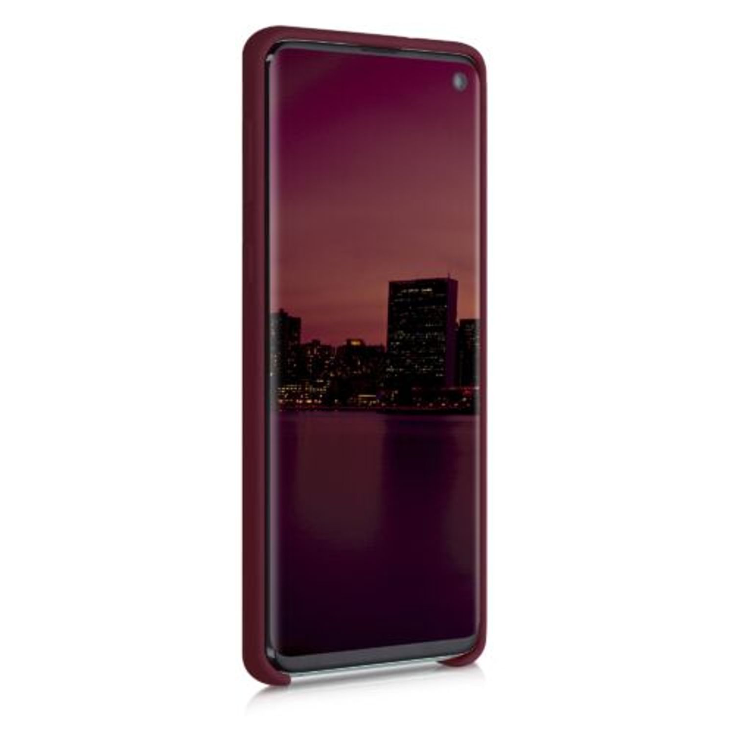 Husa pentru Samsung Galaxy S10, Silicon, Violet, 47732.190 fotografia produsului View 3 L