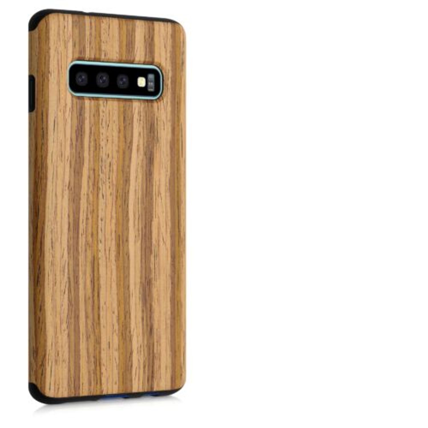 Husa pentru Samsung Galaxy S10, Silicon, Maro, 49244.01 fotografia produsului View 7 L