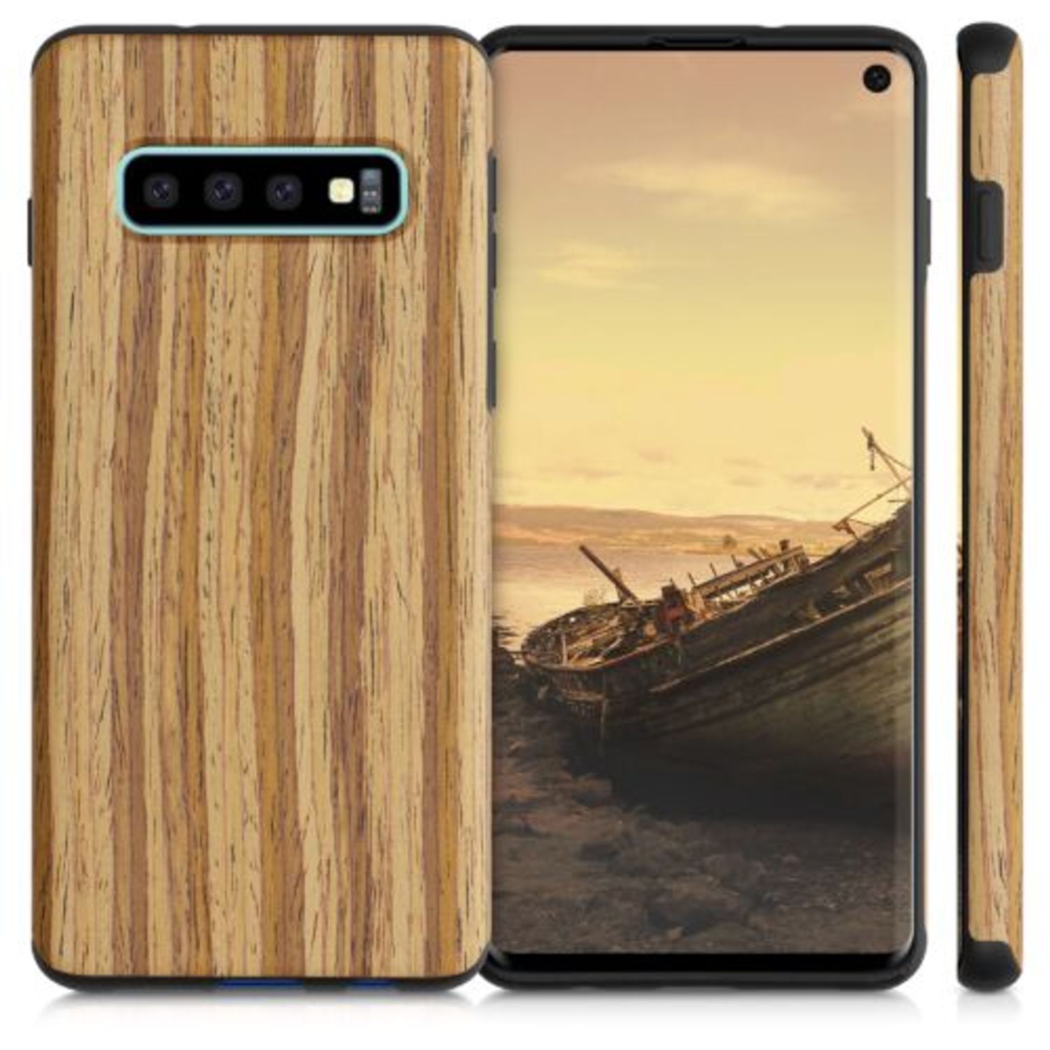 Husa pentru Samsung Galaxy S10, Silicon, Maro, 49244.01 fotografia produsului View 2 L