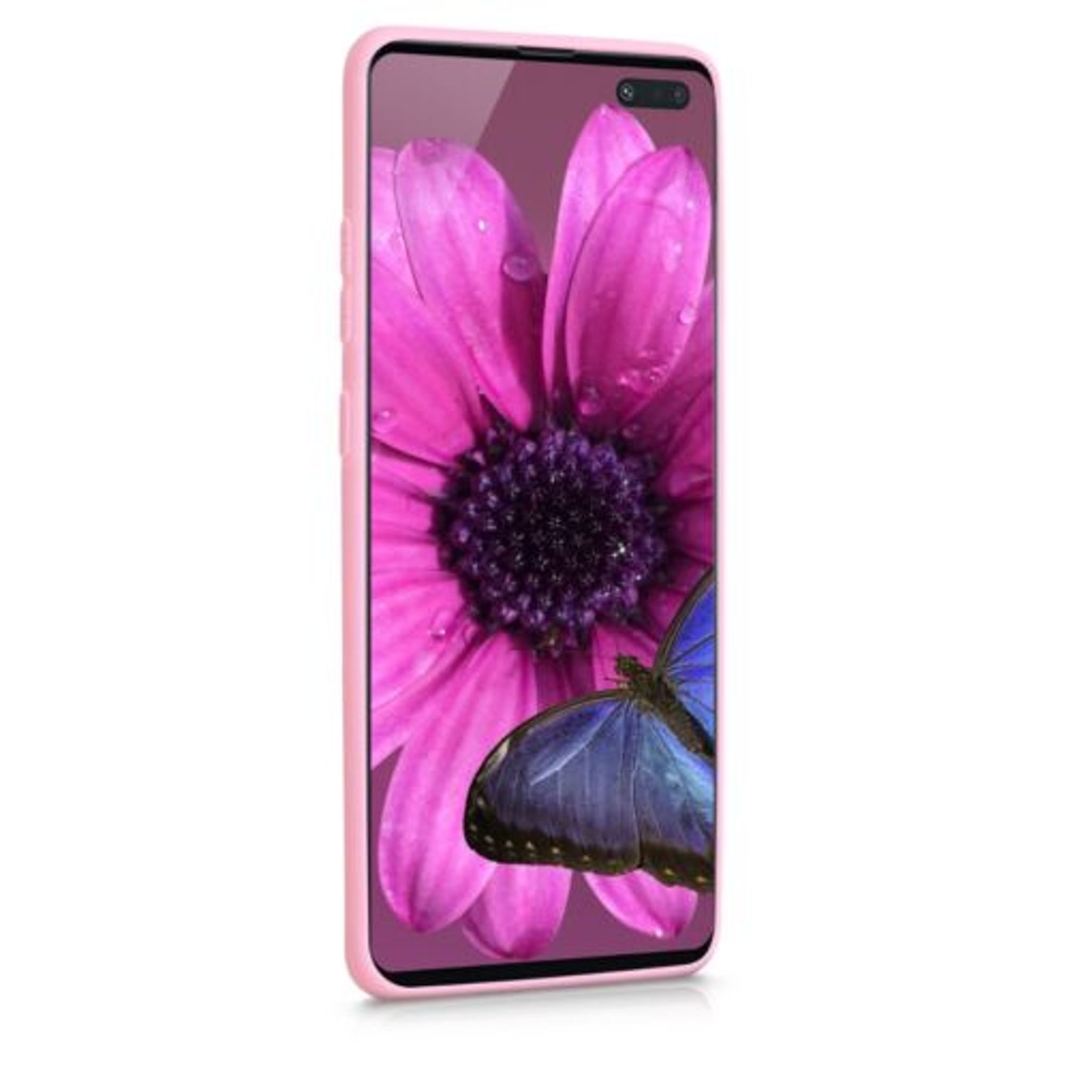 Husa pentru Samsung Galaxy S10 5G, Silicon, Roz, 48900.151 fotografia produsului View 4 L