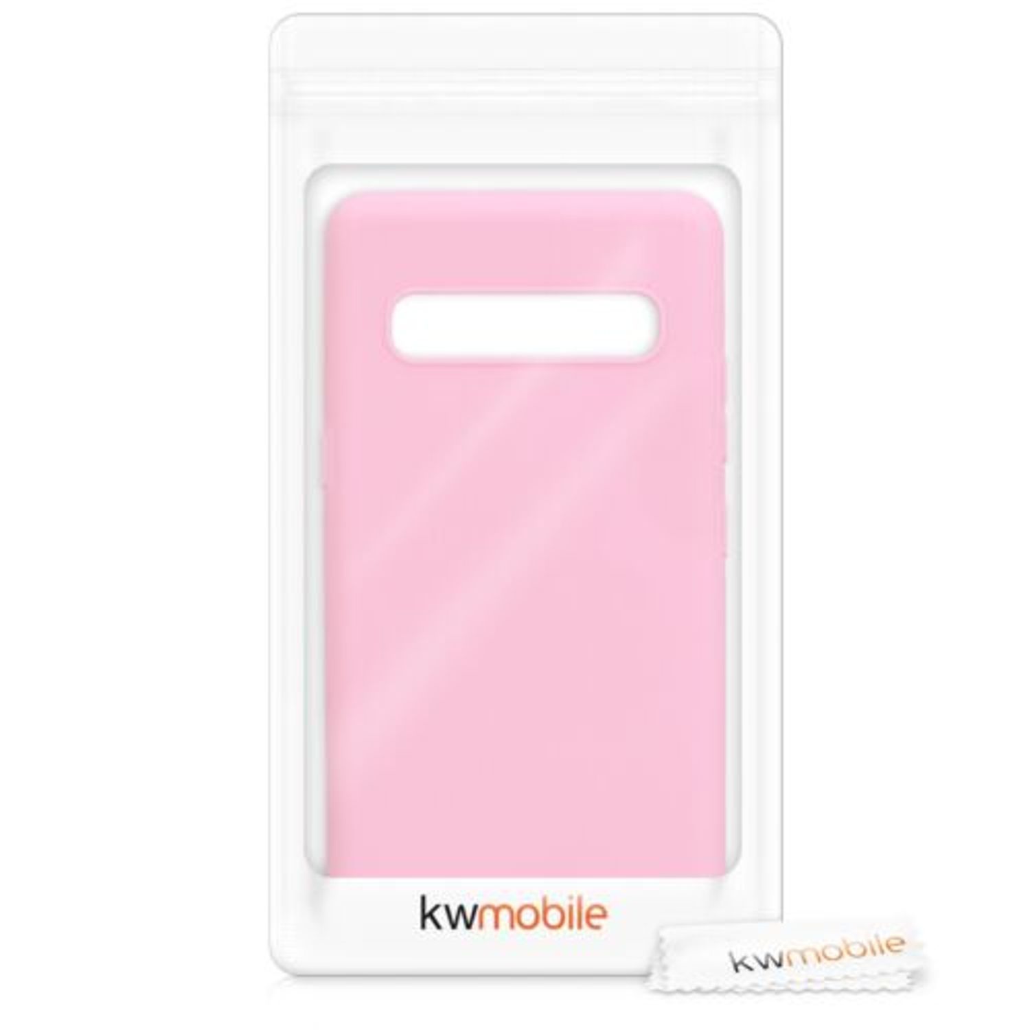 Husa pentru Samsung Galaxy S10 5G, Silicon, Roz, 48900.151 fotografia produsului View 8 L