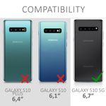 Husa pentru Samsung Galaxy S10 5G, Silicon, Roz, 48900.151 fotografia produsului View 6 S