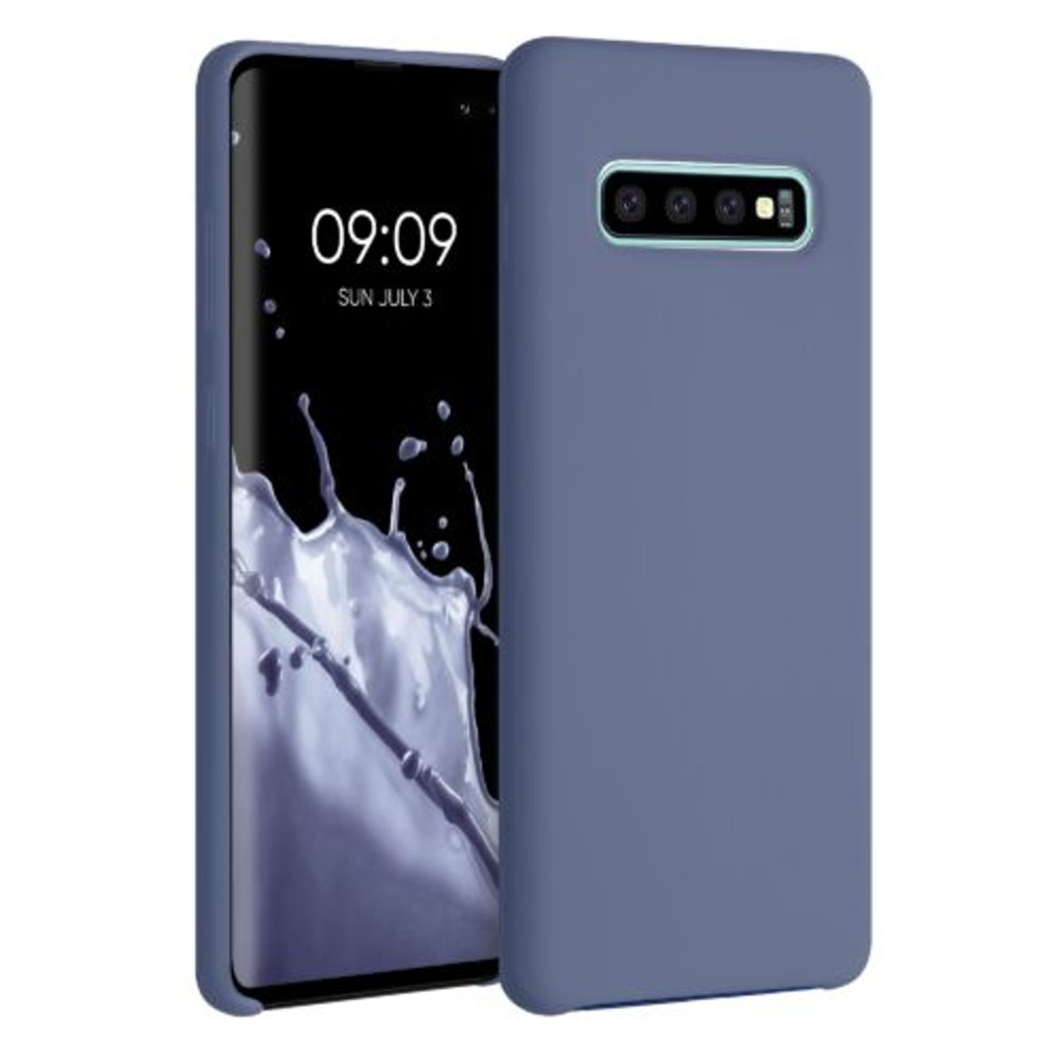 Husa pentru Samsung Galaxy S10 Plus, Silicon, Albastru, 49028.168 fotografia produsului