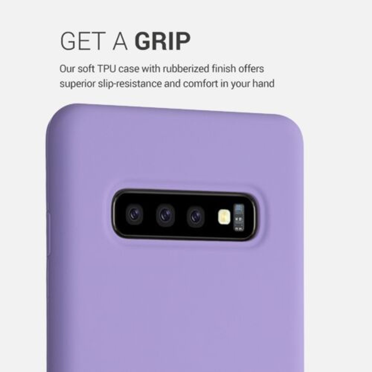 Husa pentru Samsung Galaxy S10 Plus, Silicon, Mov, 49028.222 fotografia produsului View 4 L
