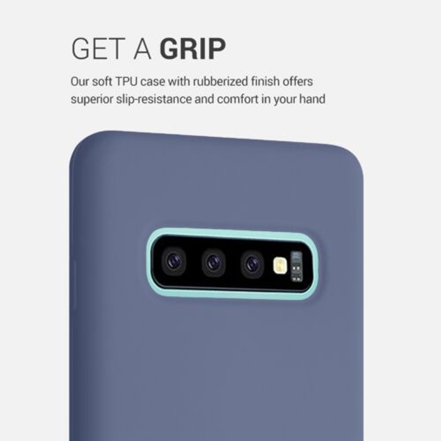 Husa pentru Samsung Galaxy S10 Plus, Silicon, Albastru, 49028.168 fotografia produsului View 5 L