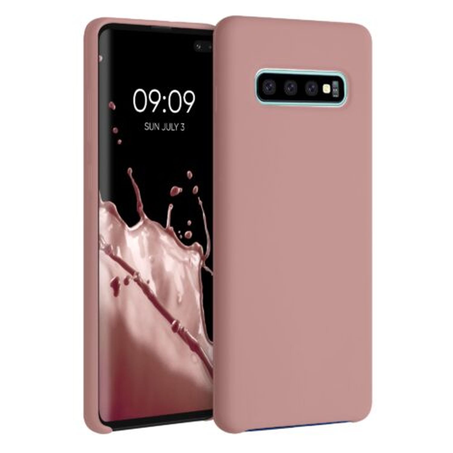 Husa pentru Samsung Galaxy S10 Plus, Silicon, Roz, 49028.193 fotografia produsului