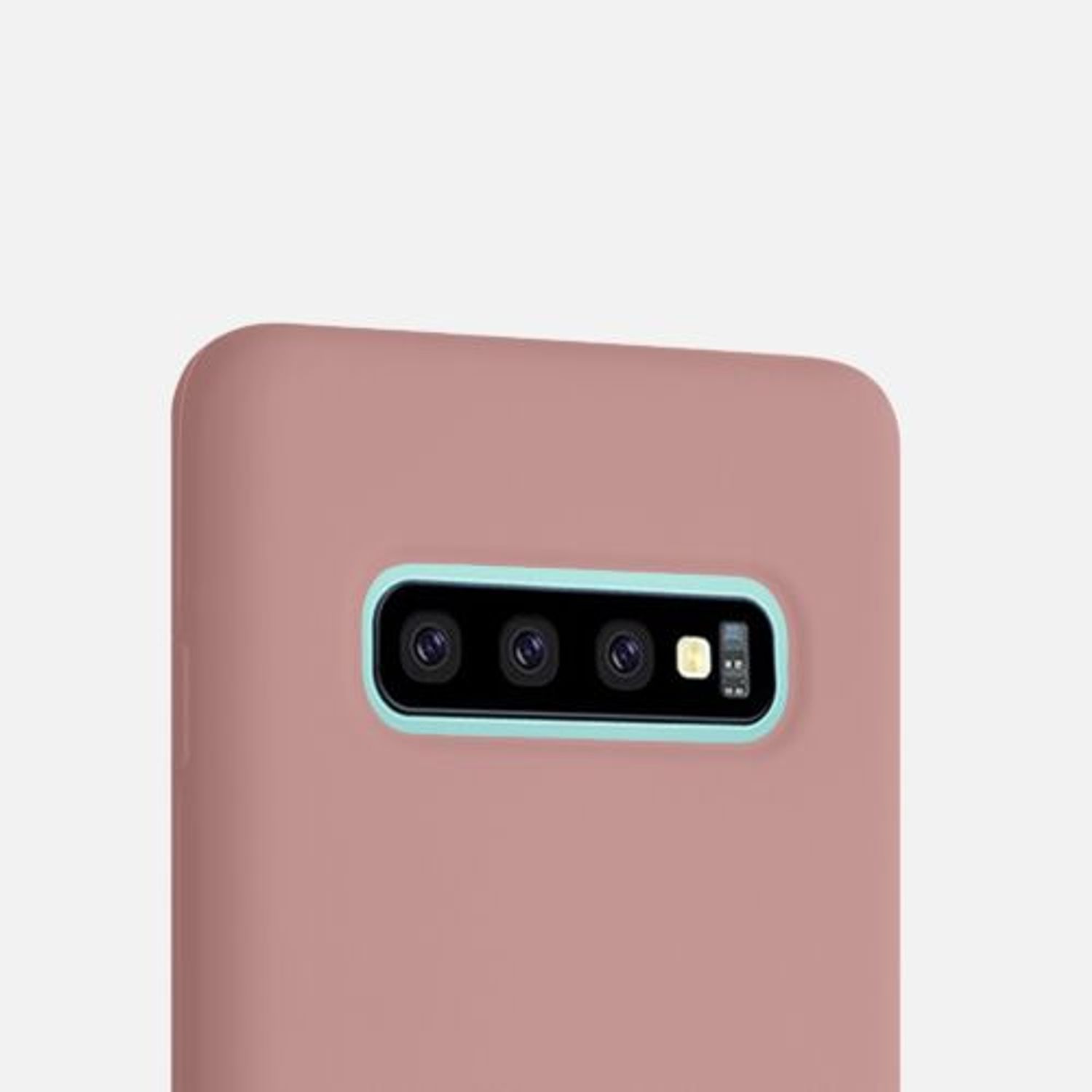 Husa pentru Samsung Galaxy S10 Plus, Silicon, Roz, 49028.193 fotografia produsului View 8 L