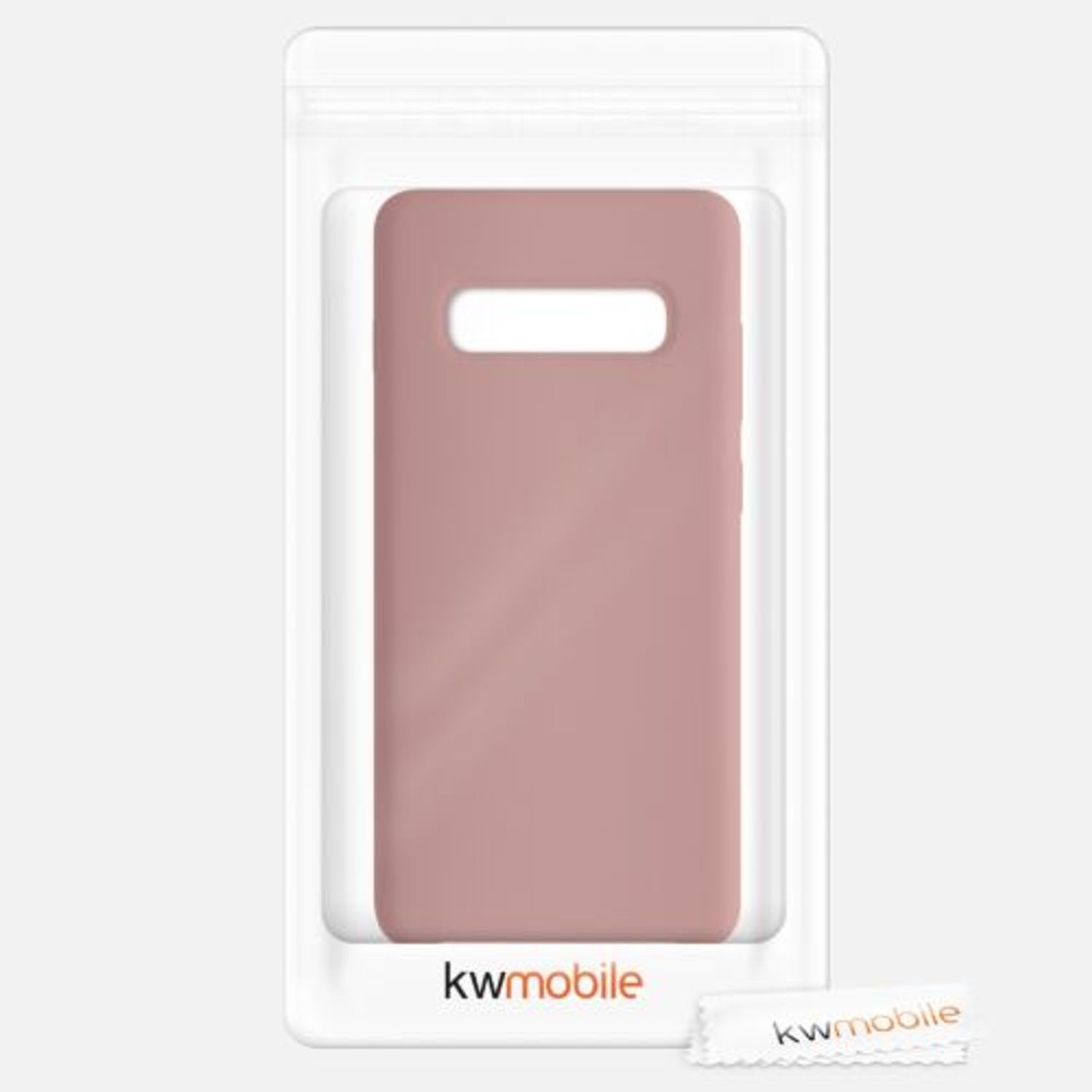 Husa pentru Samsung Galaxy S10 Plus, Silicon, Roz, 49028.193 fotografia produsului View 7 L