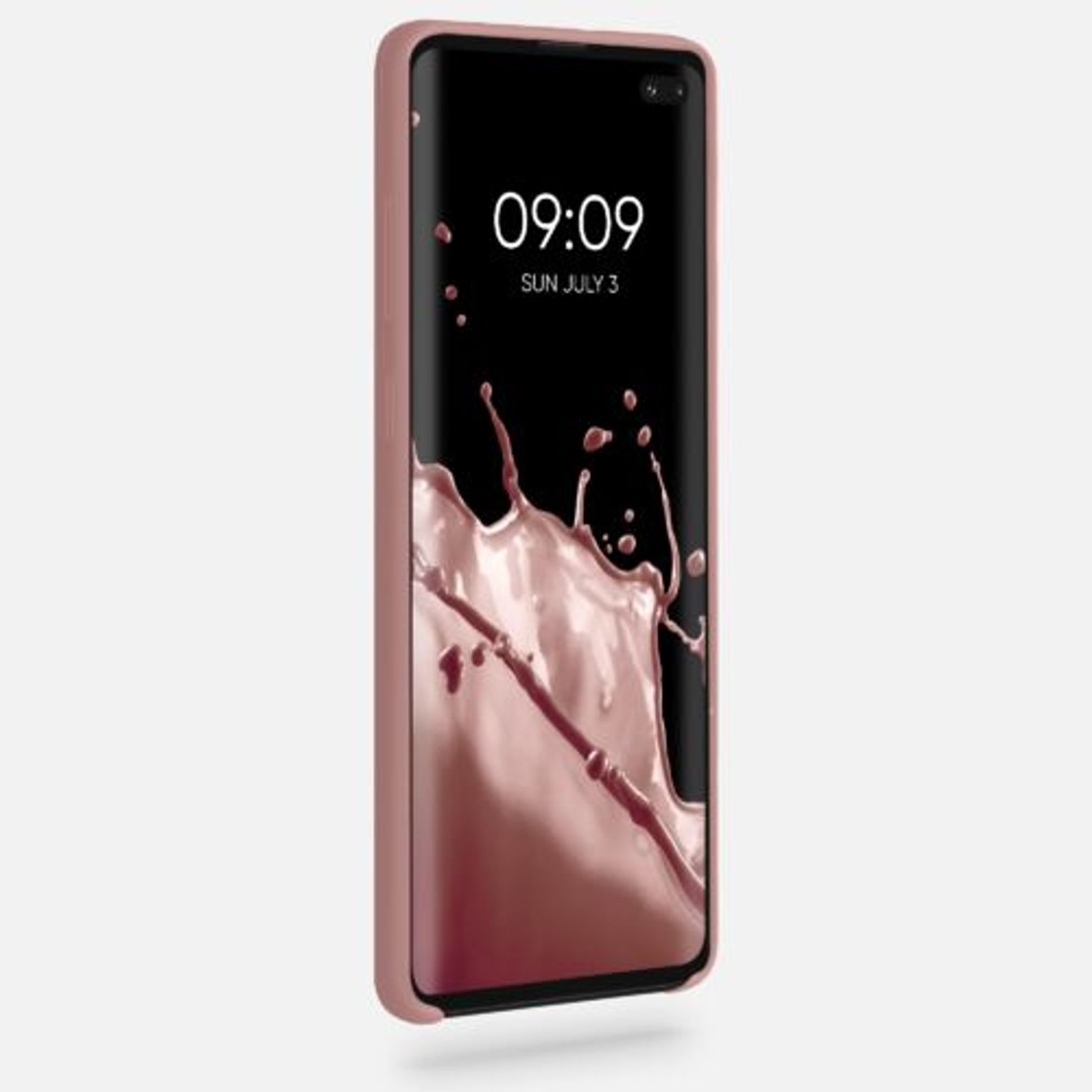 Husa pentru Samsung Galaxy S10 Plus, Silicon, Roz, 49028.193 fotografia produsului View 3 L