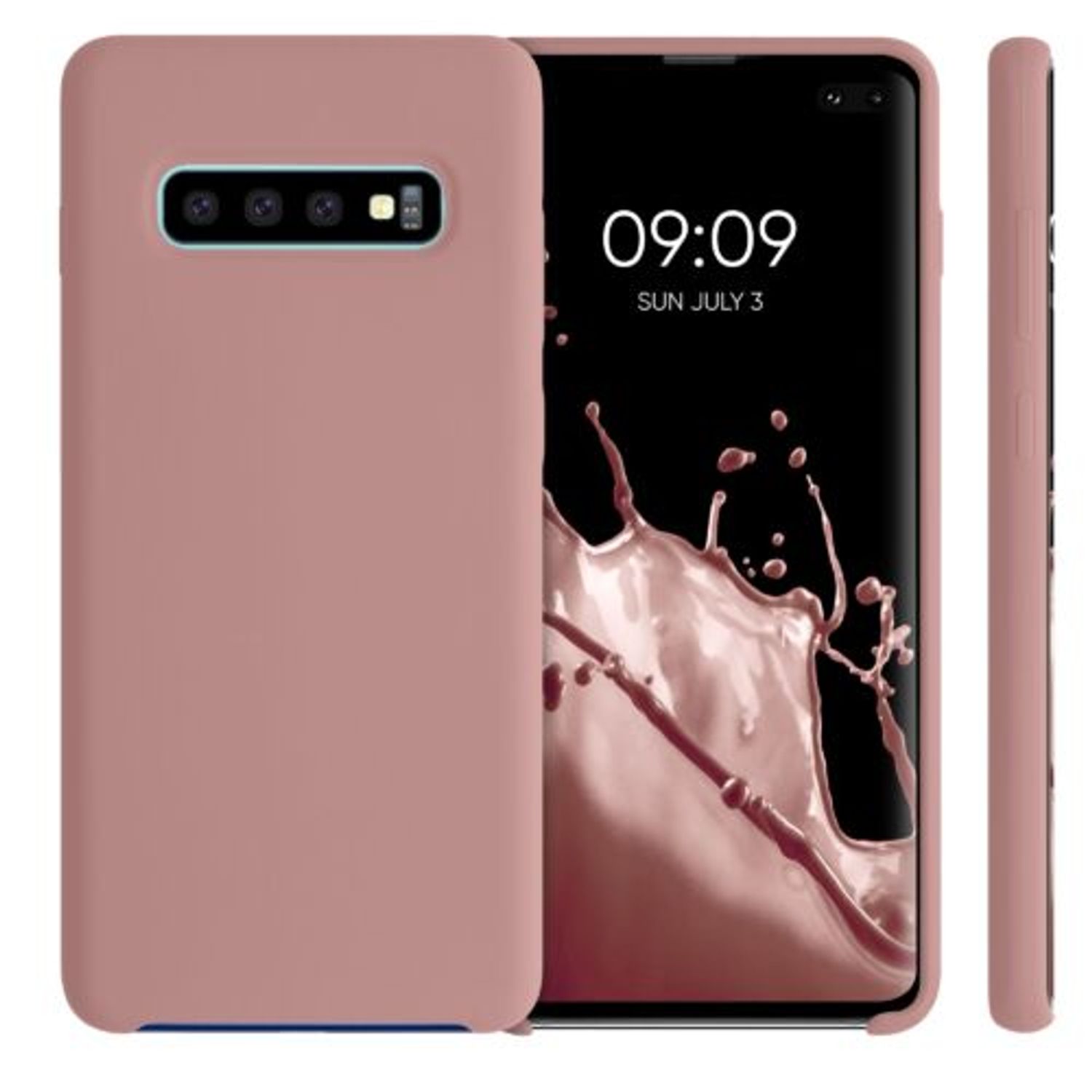 Husa pentru Samsung Galaxy S10 Plus, Silicon, Roz, 49028.193 fotografia produsului View 2 L