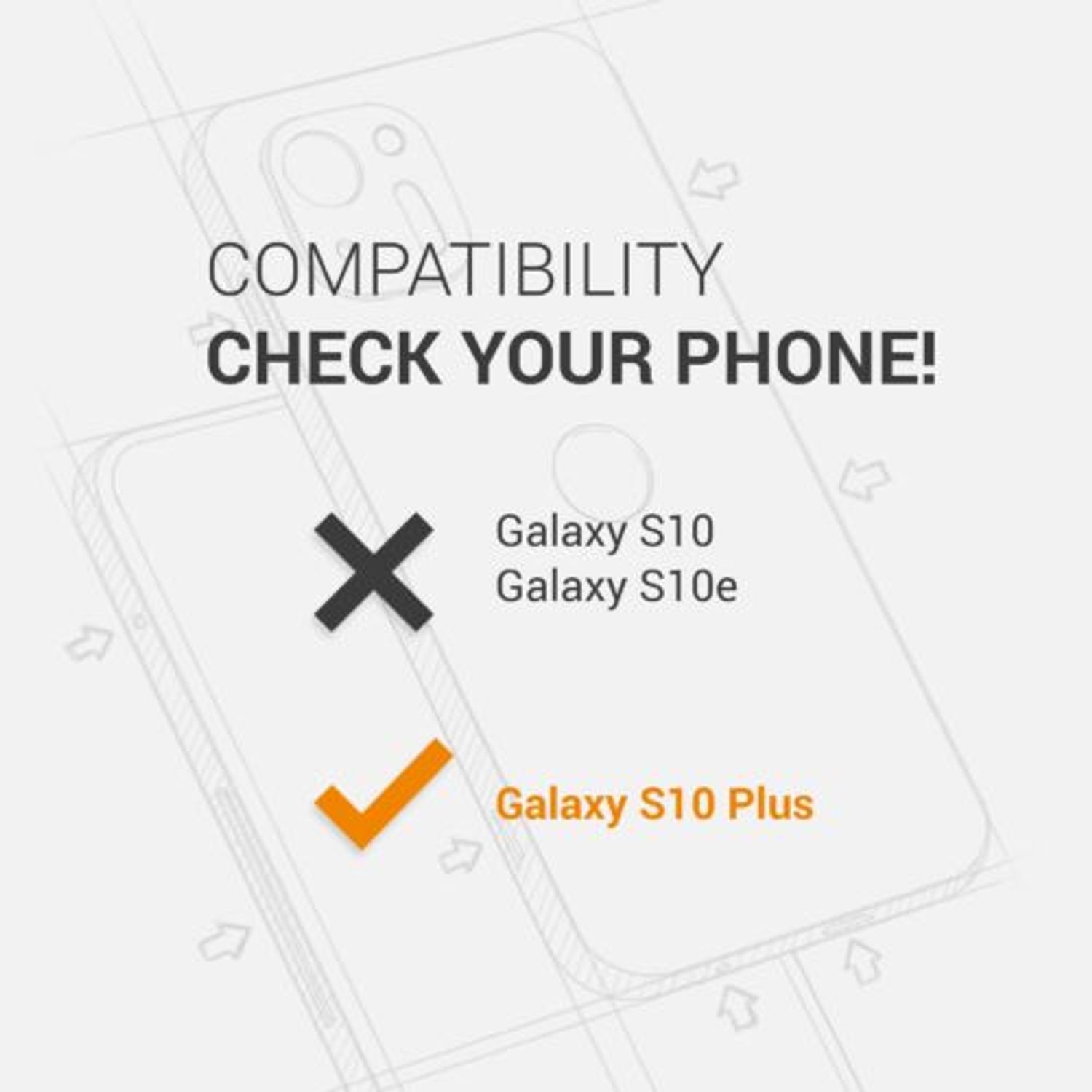 Husa pentru Samsung Galaxy S10 Plus, Silicon, Verde, 49028.202 fotografia produsului View 6 L