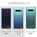 Husa pentru Samsung Galaxy S10 Plus, Silicon, Transparent, 48698.01 fotografia produsului View 6 S